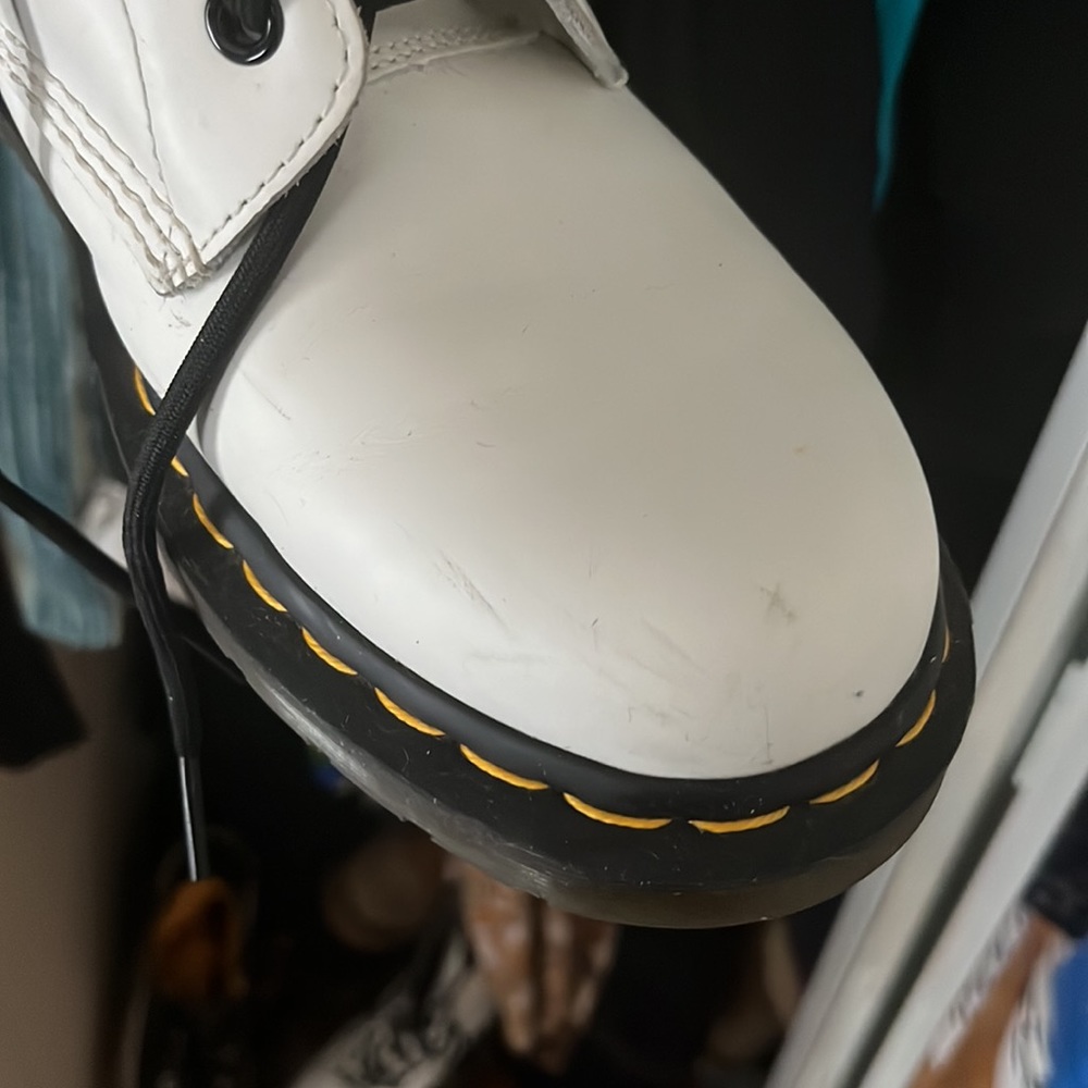 Doc martens 1460 SMOOTH LEATHER LACE UP BOOTS 10 - Picture 8 of 9